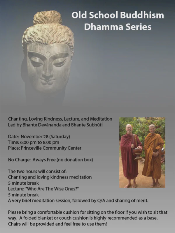 New Dhamma Talk November 28