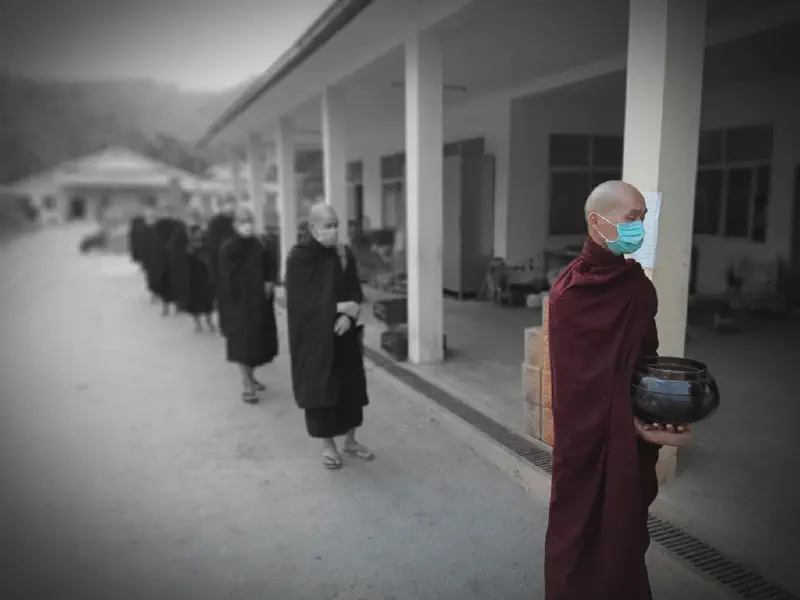 image from Covid-19 Lockdown @ Pa-Auk