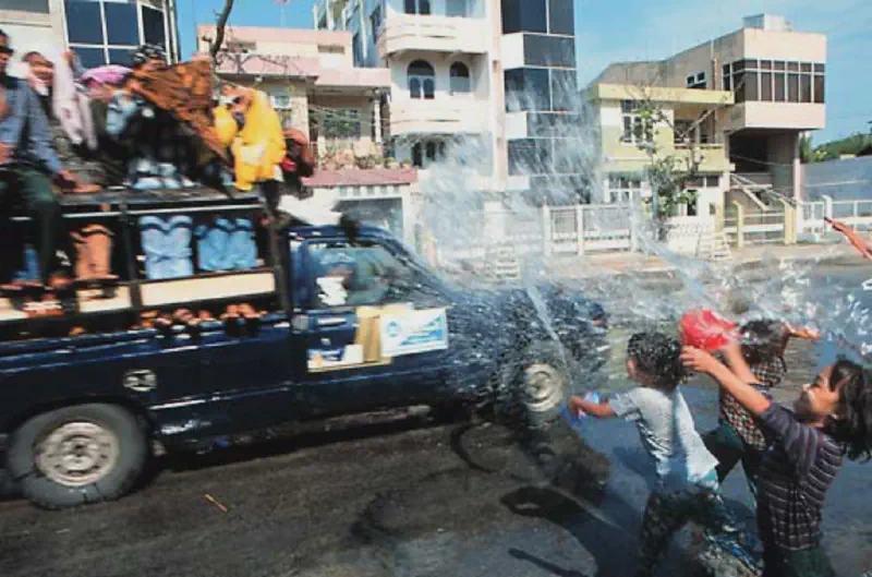 image from License to Spill (Myanmar Thingyan, New Year)