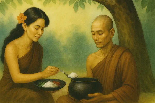 The Famous Buddhist Blessing for Food