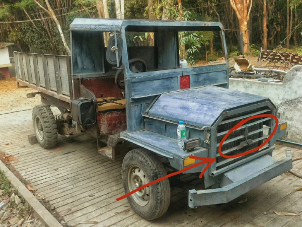 A Counterfeit Mitsubishi Truck