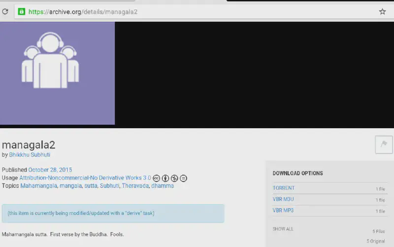 image from Mahamangala Dhamma Talk 2